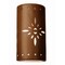Luxury Lighting Asavva 17in. High Starburst Ceramic Outdoor Wall Light, Antique Copper Finish 412-36 Acop-u/d-7-17 - alternate 2